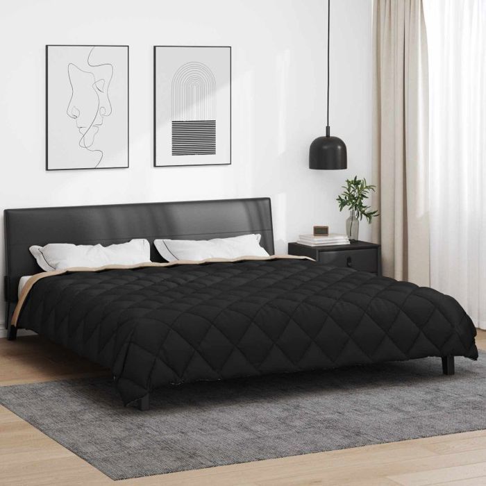 Edredón de invierno - VIDAXL - Plumón 240 x 260 cm - Microfibra - Acolchado - Oeko-Tex