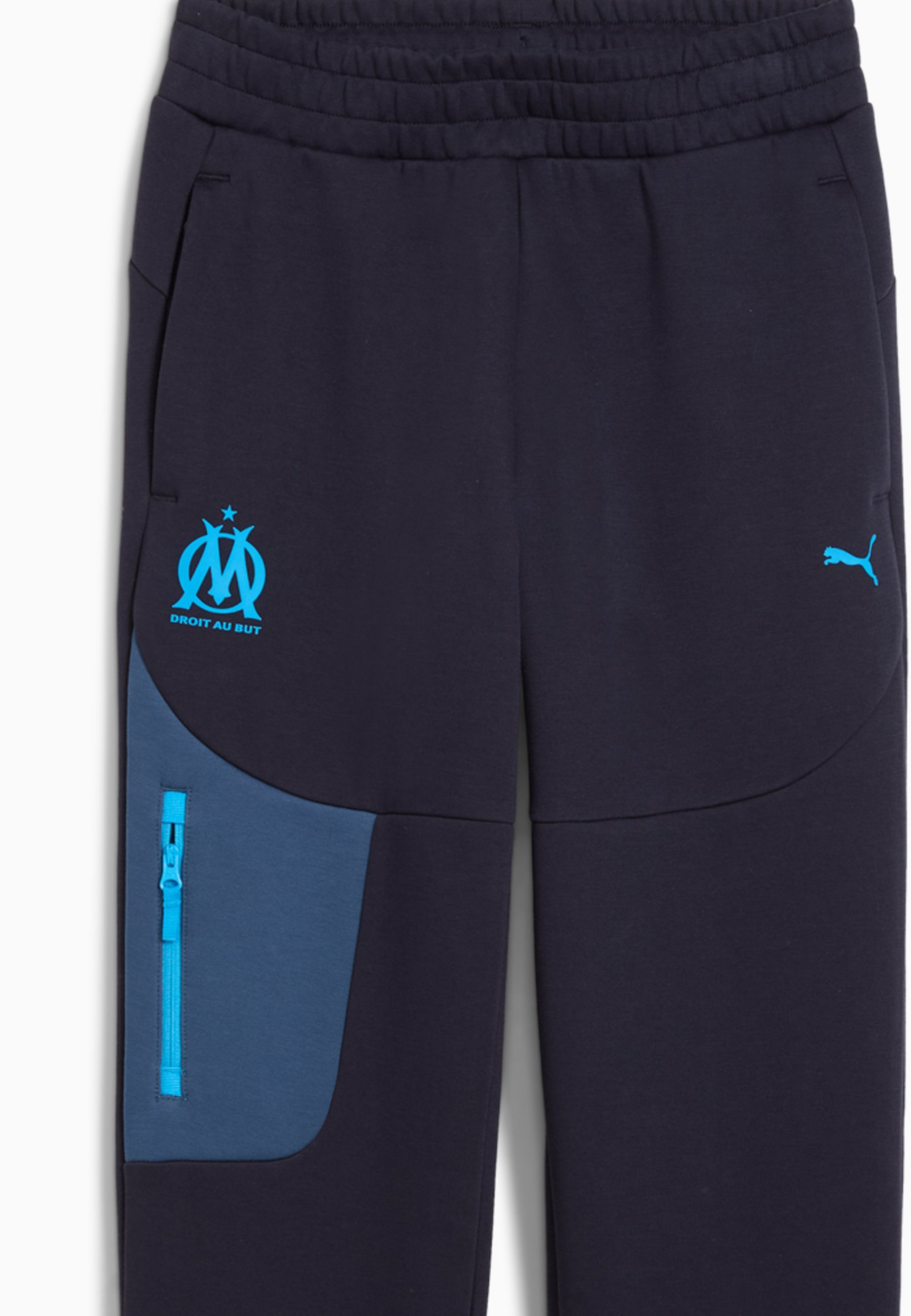 Puma OLYMPIQUE DE MARSEILLE  - Tracksuit bottoms - new navy bleu azur