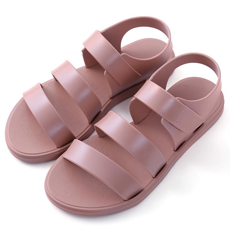 Women Sandals Roman Style Jelly Shoes Woman Flat Sandals Fashion Open Toe Beach Shoes Summer Sandalias Mujer Casual Shoes Female