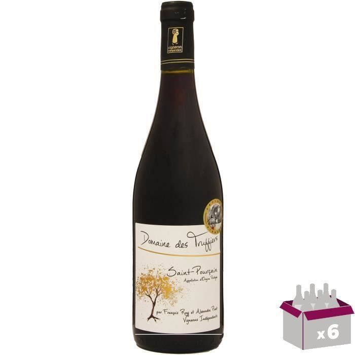 Domaine des Truffiers Saint Pourçain Vin rouge de Loire 75 cl 2023 x6