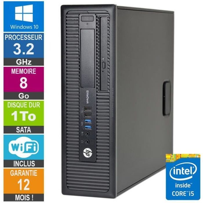 PC HP 800 G1 SFF Core i5-4570 3.20GHz 8GB/1TB Wifi W10