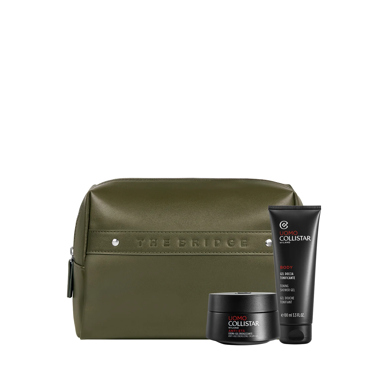 L'uomo Cofanetto Crema-Gel Energizzante Anti-Età - Cofanetti Viso e Corpo, Crema viso antirughe, Bagno e Doccia