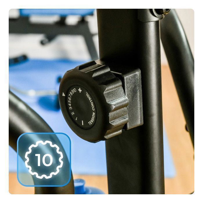 THUNDER® FIZZ Ellittica Trainer | Magnetica | 110 kg | Bluetooth | 10 livelli di resistenza | Sensori | Con custodia per il trasporto
