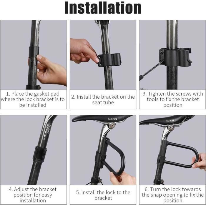 U-lock - GIGICIAL - Carbon steel - Waterproof - Rustproof