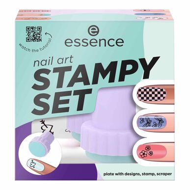 Juego de diseño de estampado de uñas Essence, 3 piezas