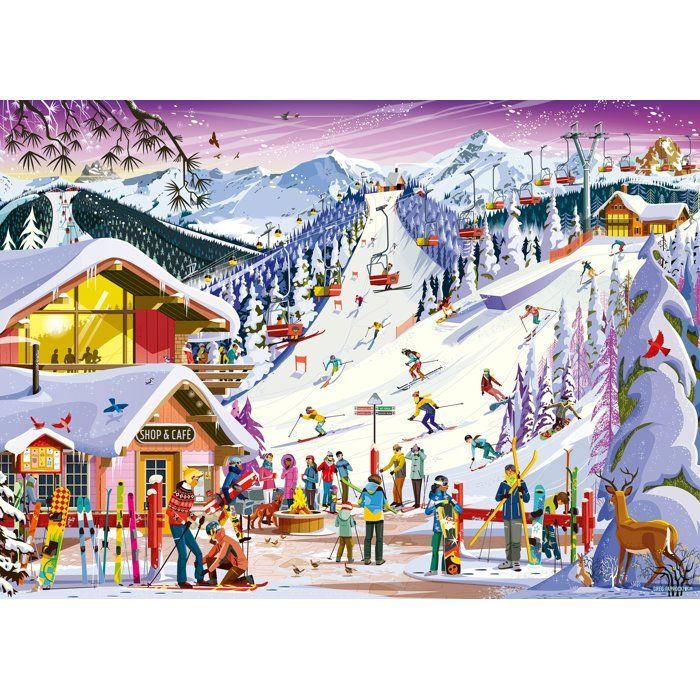 Ravensburger - Puzzle Adulte - Puzzle 1000 pièces - Au rythme des pistes - dès 14 ans - Puzzle de qualité supérieure -12001719