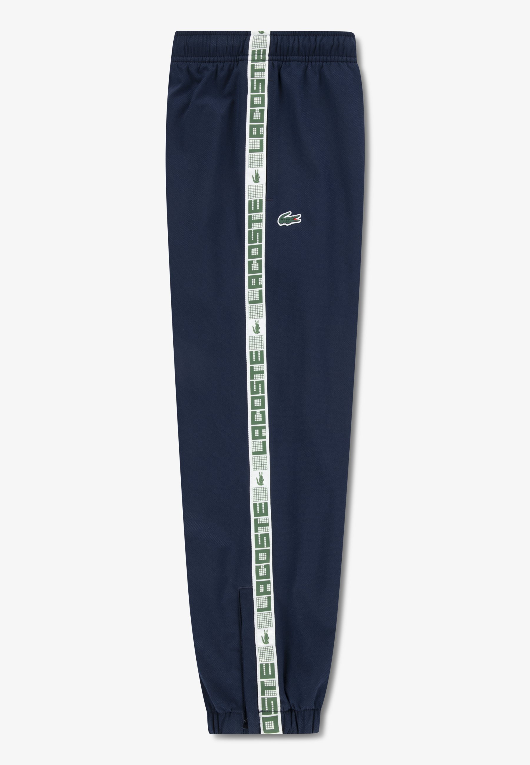 Completo con cappuccio Lacoste GRID TAPED - colore blu navy