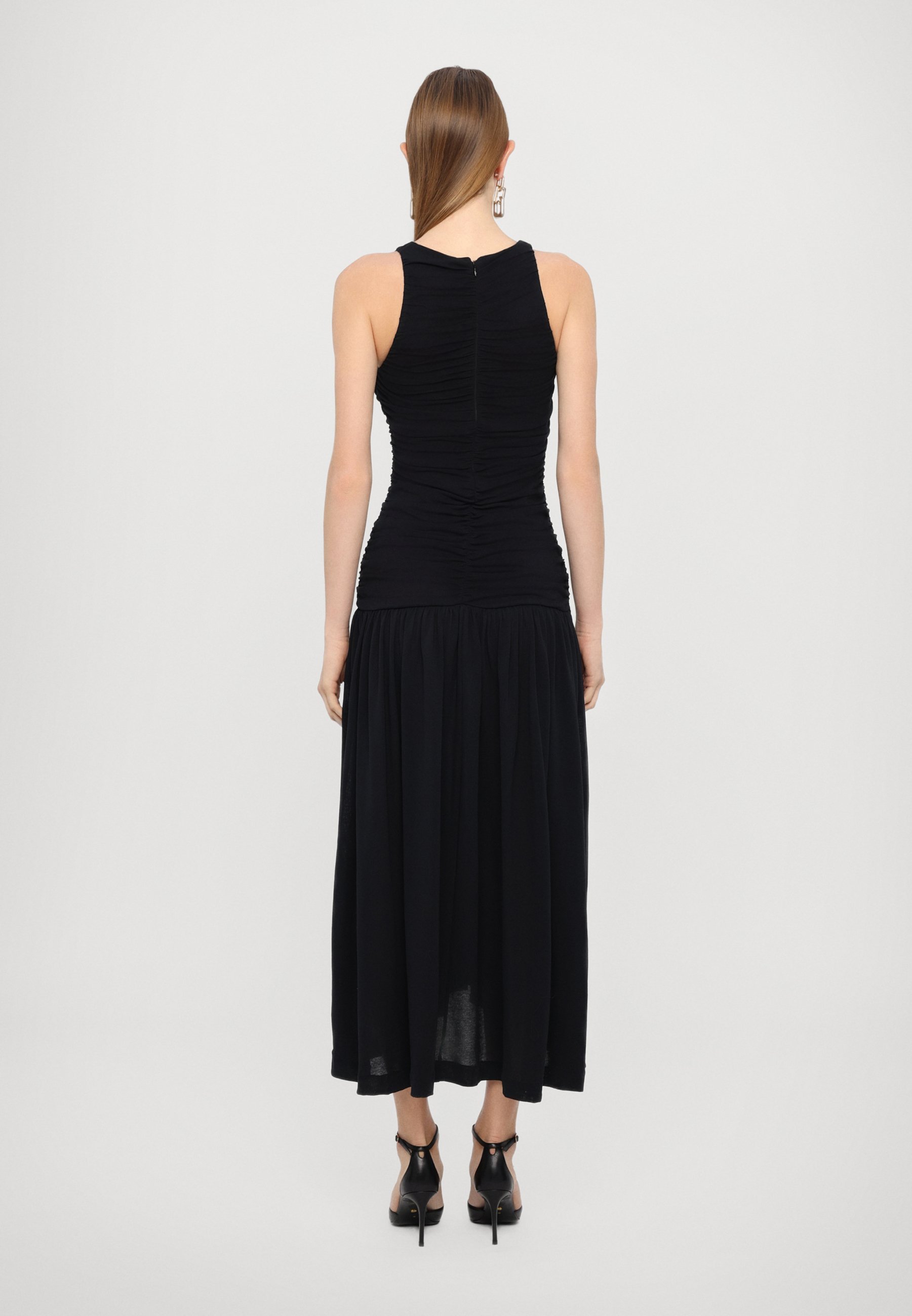 Robe maxi BITE Studios EVIDENTE SHOULDER - Noire