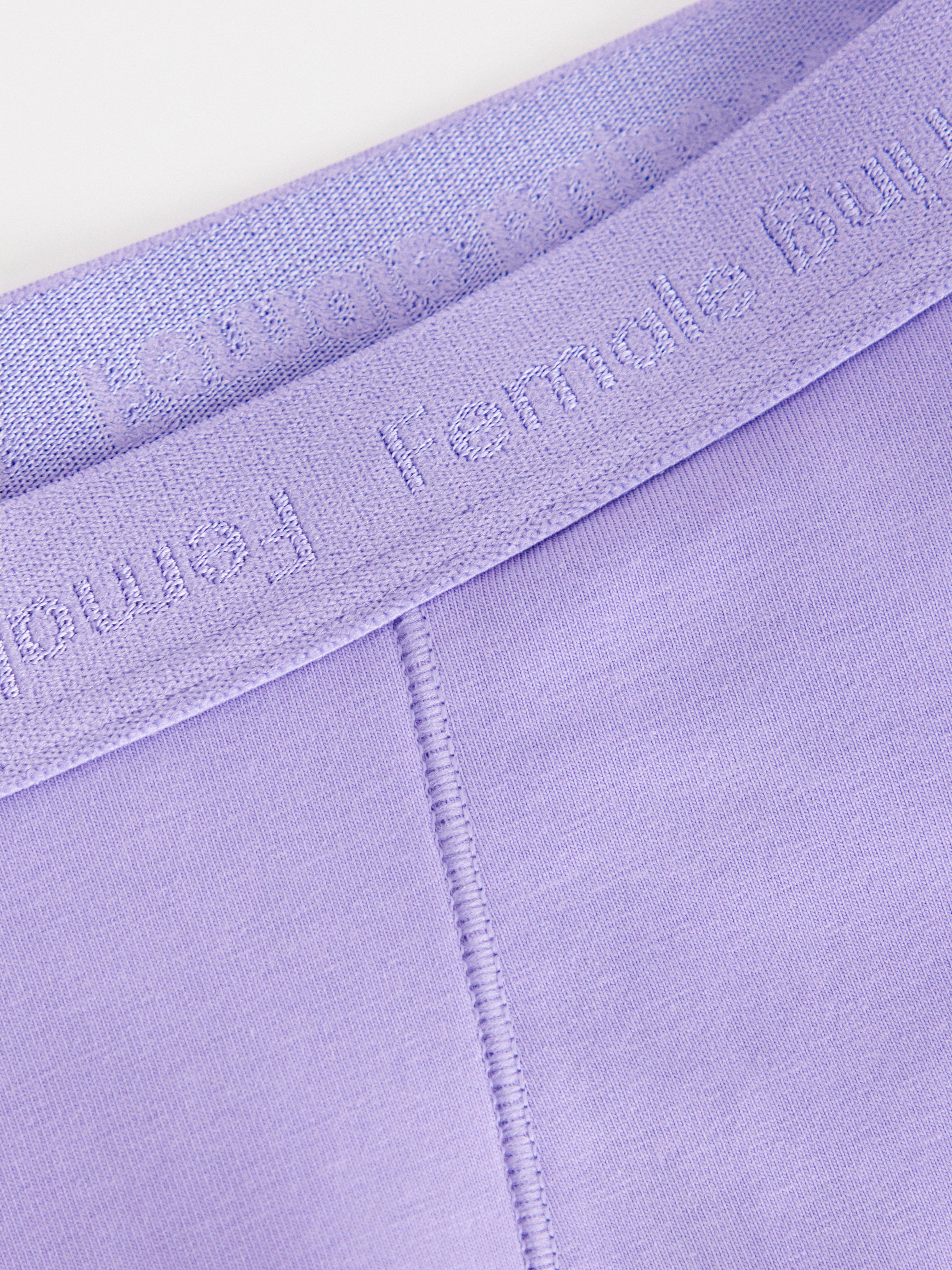 Menstrosa con súper absorción – boxer para adolescentes – Ingeniería femenina Lila empolvado