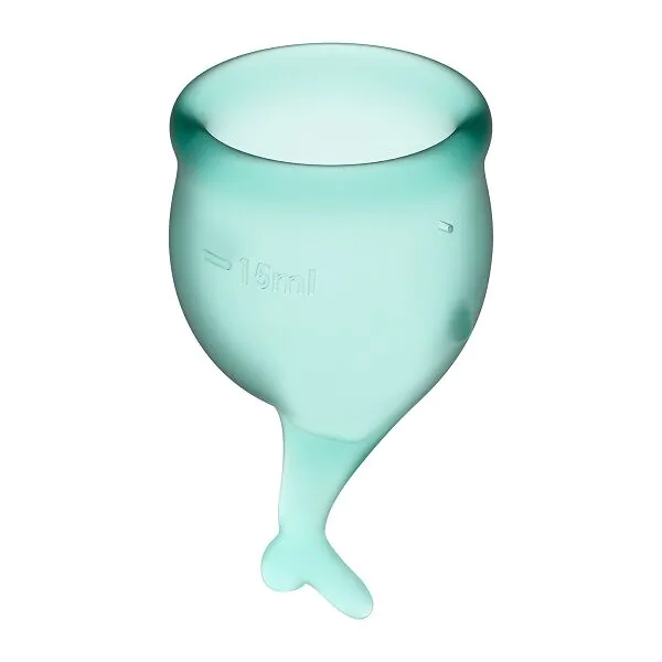Satisfyer Feel Secure Menstrual Cup Dark Green