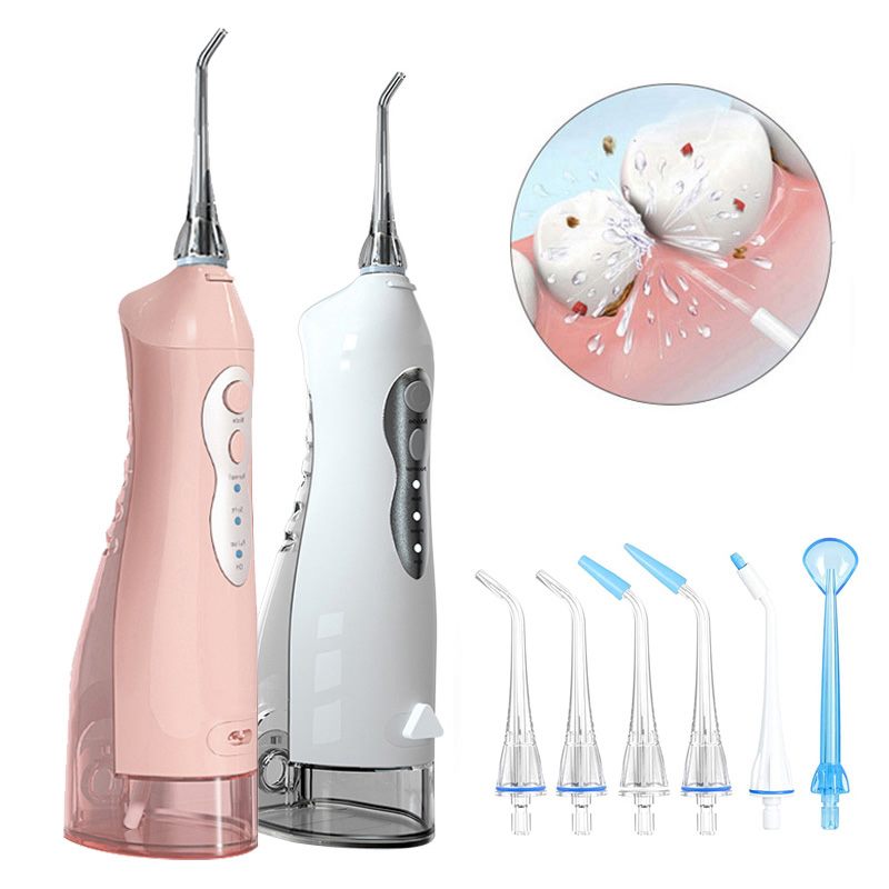 Electric Oral Irrigator 3 Mode USB Rechargeable Dental Water Flosser Family Travel Use Waterproof Water Jet Floss Teeth Cleaner