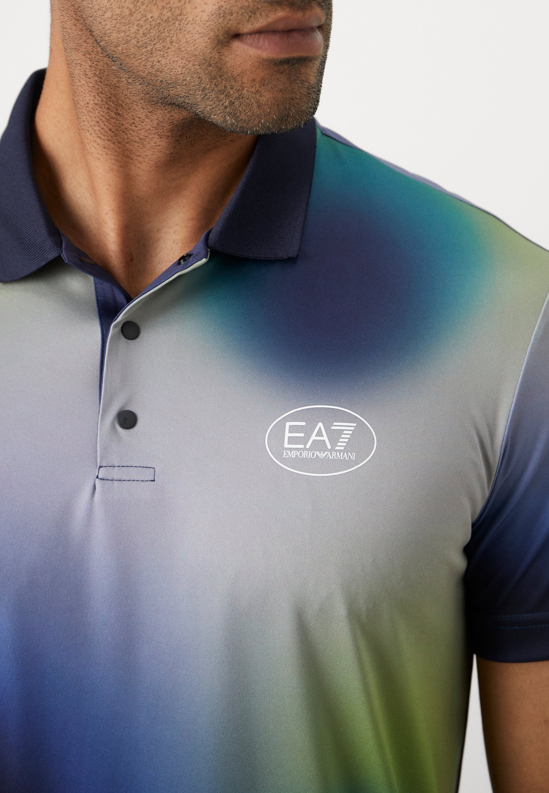 EA7 Emporio Armani TENNIS PRO GRAPHIC - Polokošile - multicolor