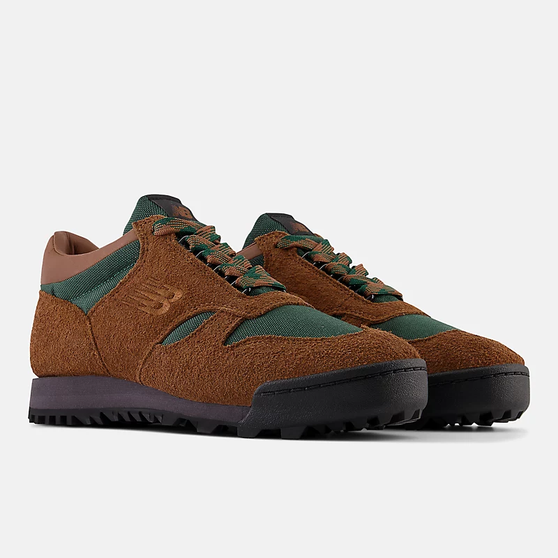 Unisex RAINIER LOW - True Brown med Nightwatch Green i magnesium