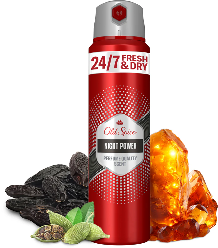 Old Spice Night Power Antitranspirant Spray für Männer