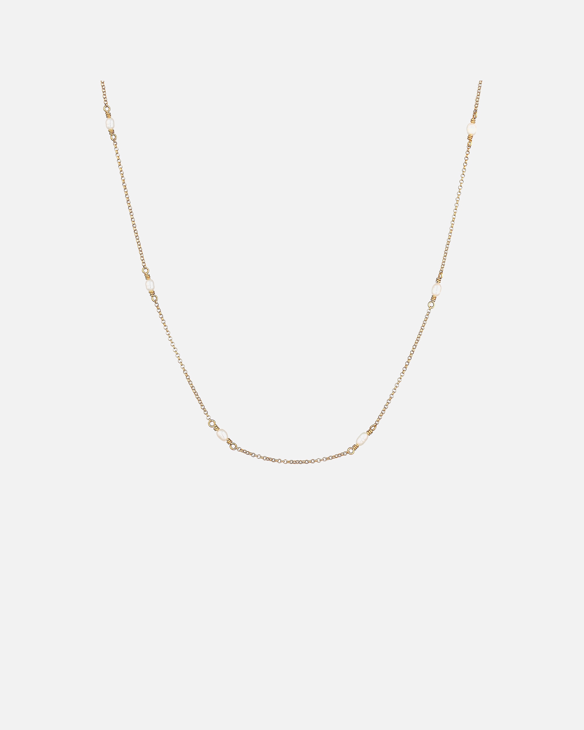 Elli Femme de base tendance avec perles de culture d'eau douce en argent sterling 925 plaqué or