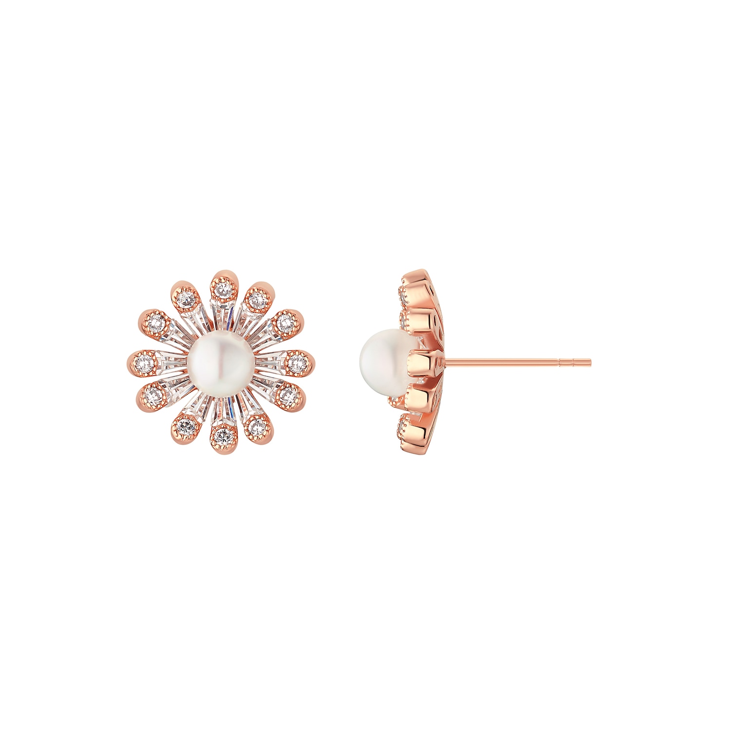 Heideman Boucles d'oreilles Akela couleur or rose
