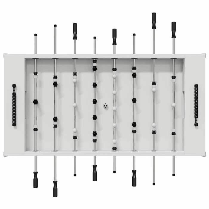 (IN DE AANBIEDING) Voetbaltafel - 2 stuks wit 146,5 x 74 x 85 cm @FR9853027