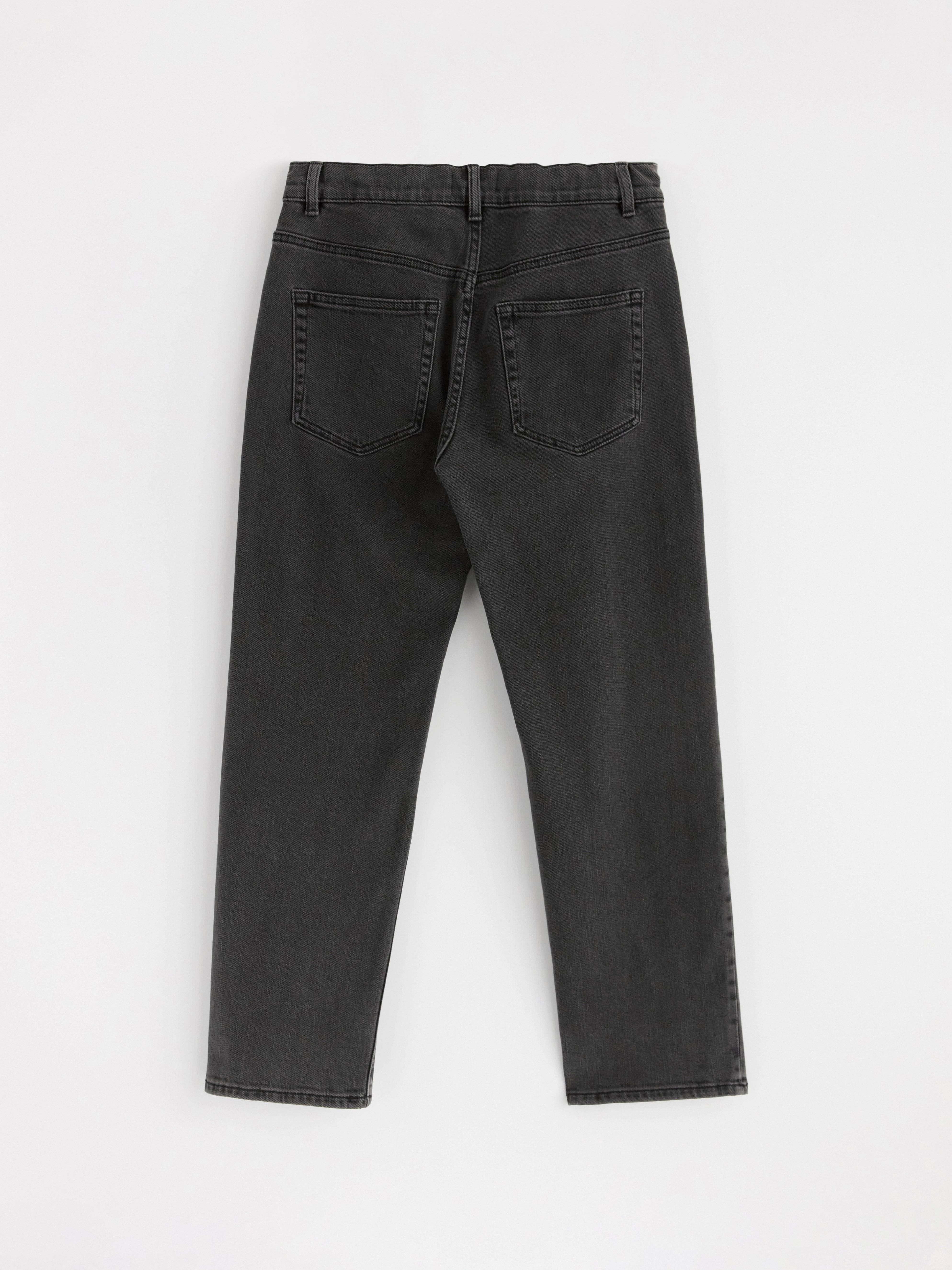 VILGOT Pernas largas e retas com cintura normal Preto