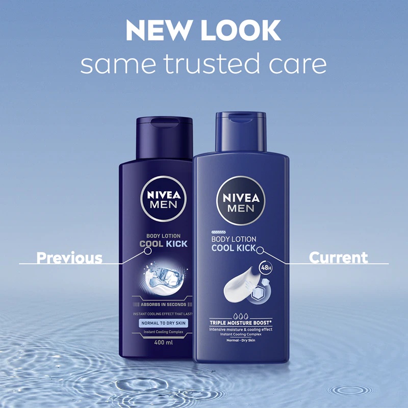 NIVEA MEN Cool Kick vlažilno mleko za telo