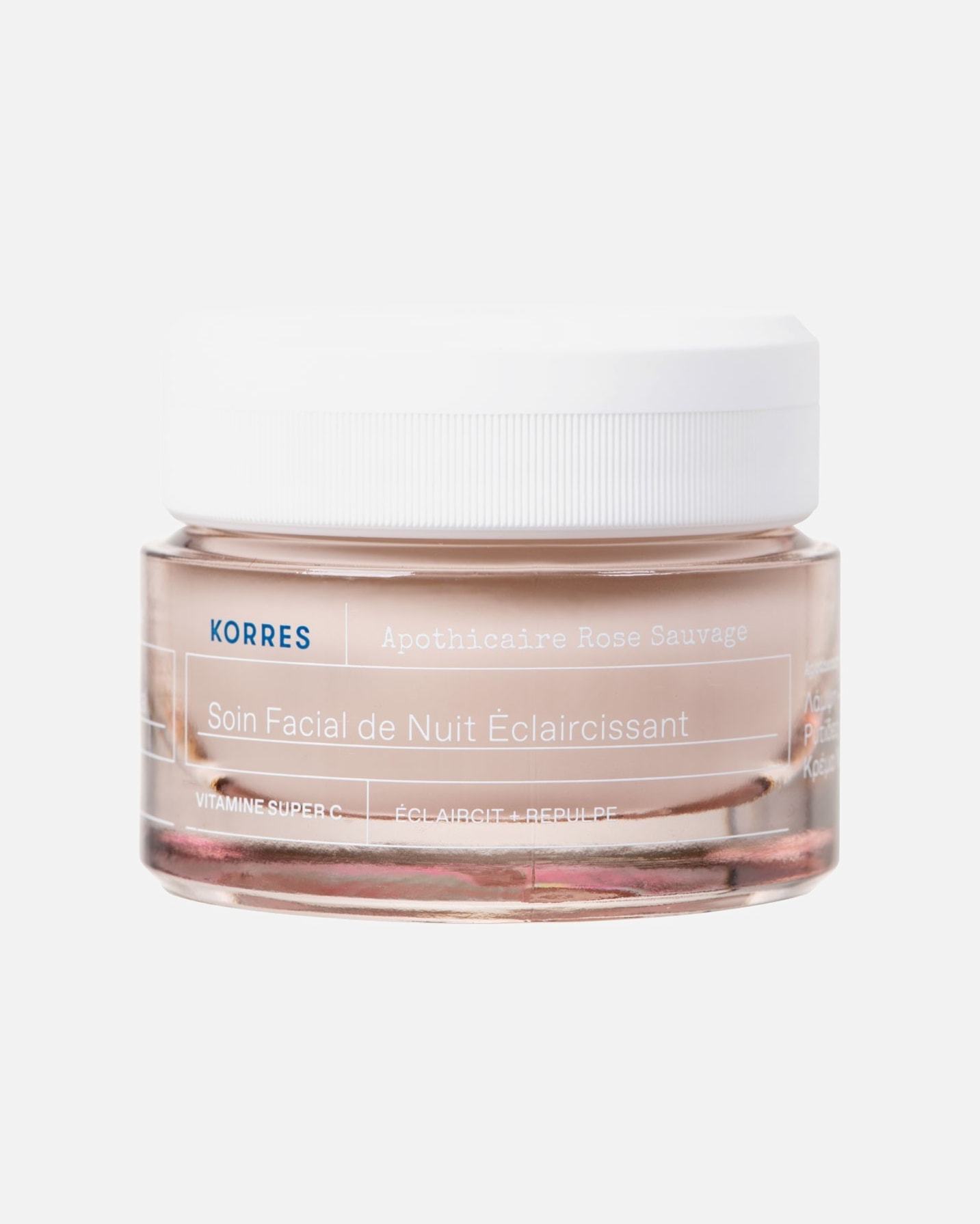 Korres Apothecary Wild Rose noćna krema za posvjetljivanje kože - 40 ml