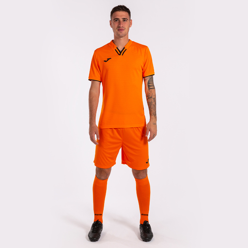 Joma Toletum IV Short Sleeve T-Shirt Orange Black