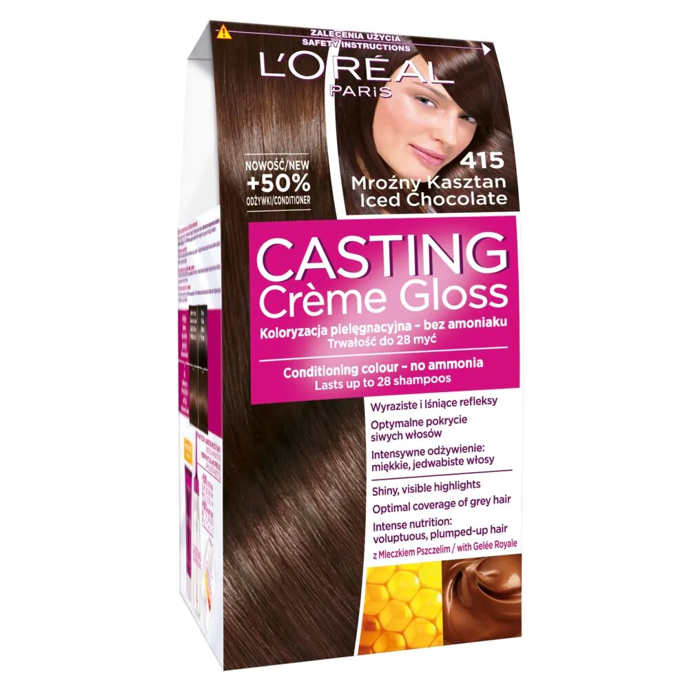 Casting Creme Gloss Farba do włosów 415 Mroźny Kasztan