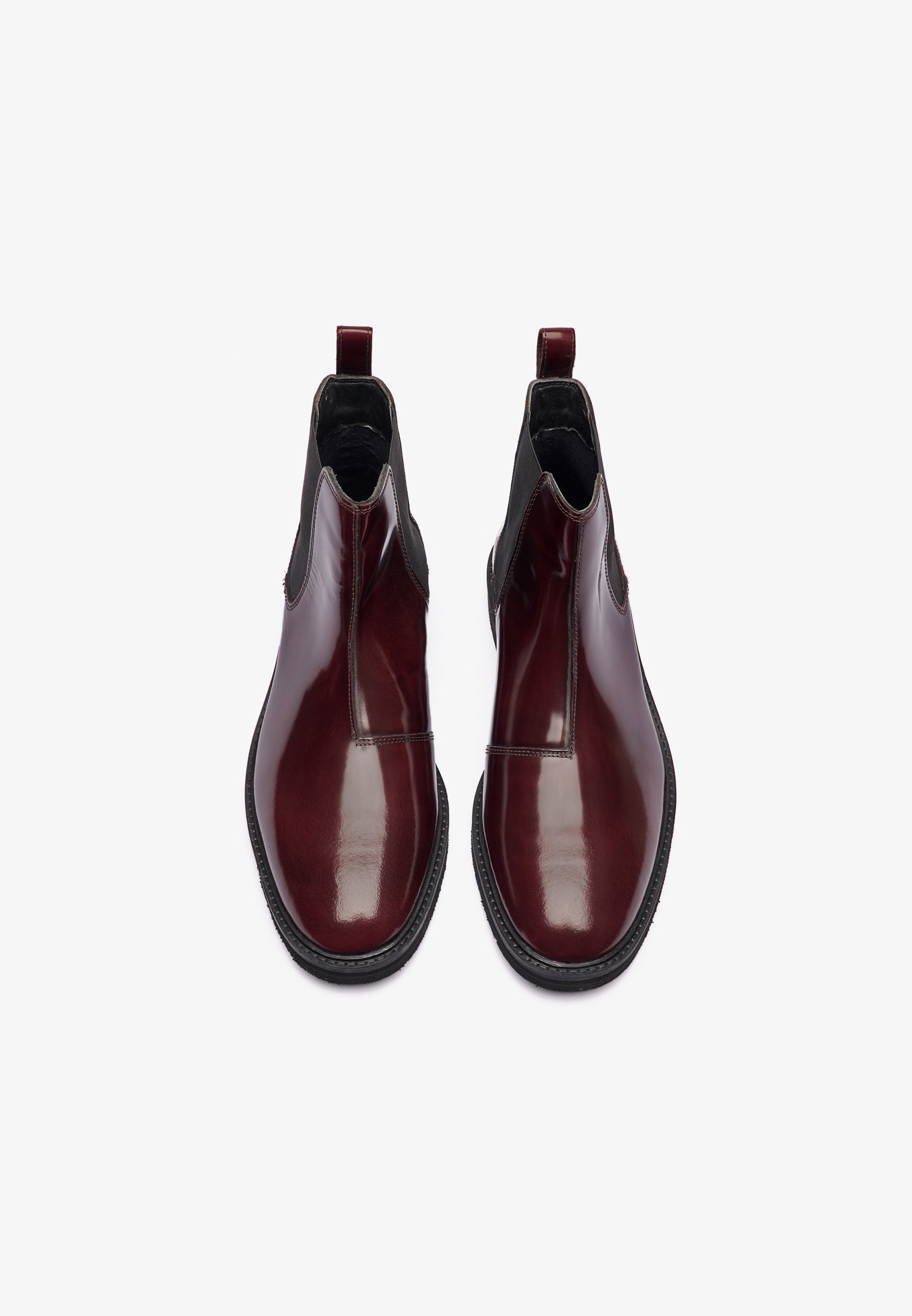 Zign LEATHER - Klassieke enkellaarsjes - bordeauxrood