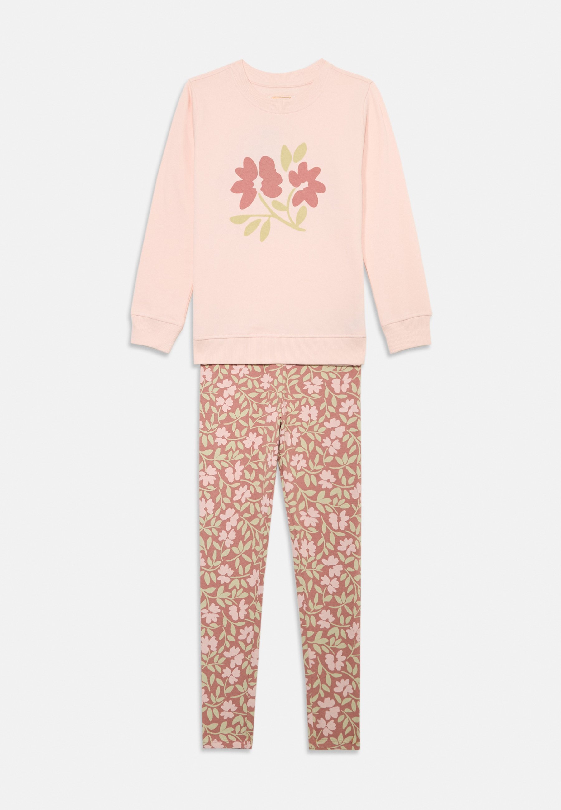 Friboo SET - Tuta - rosa chiaro/marrone chiaro