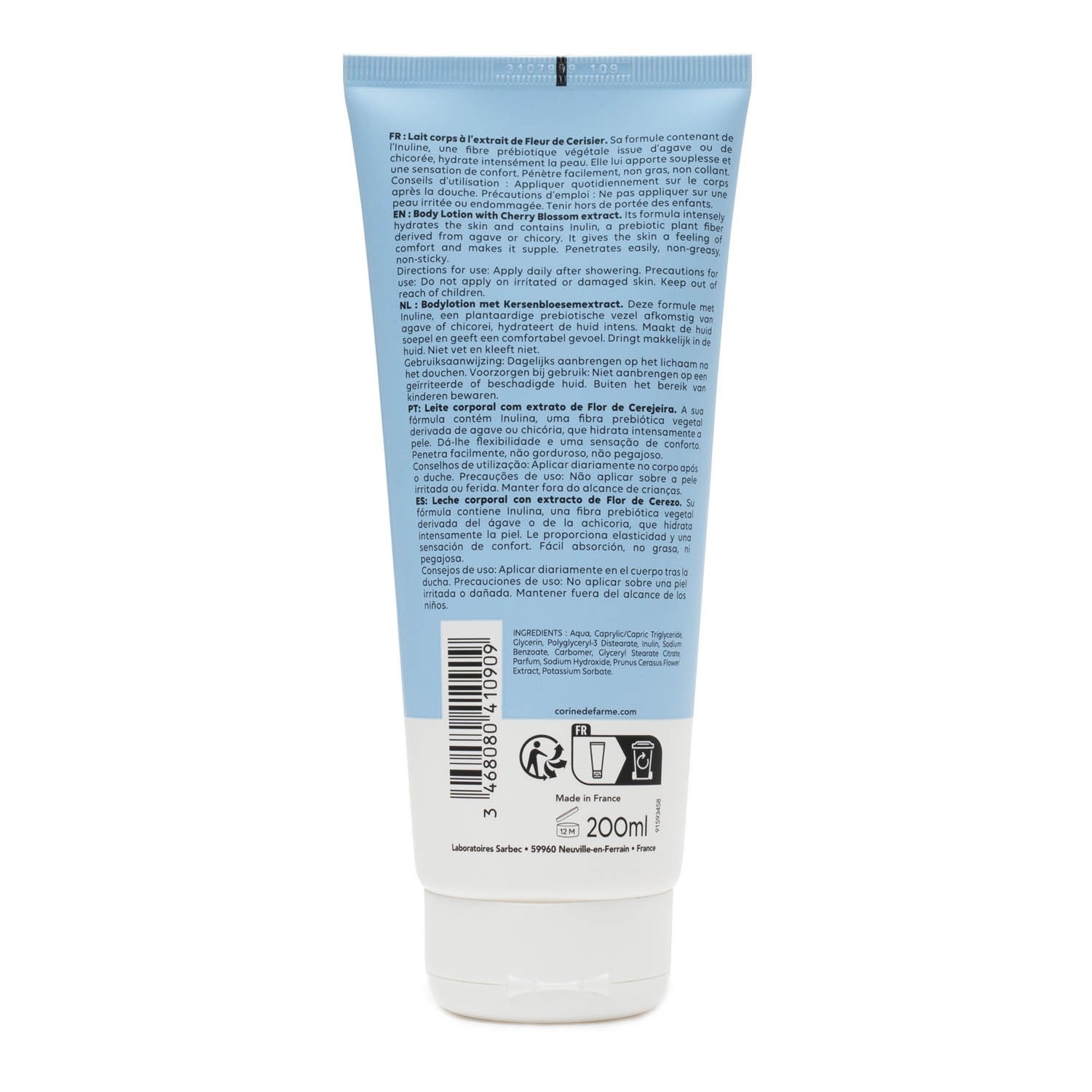 CORINE DE FARME Lait corps 200 ml
