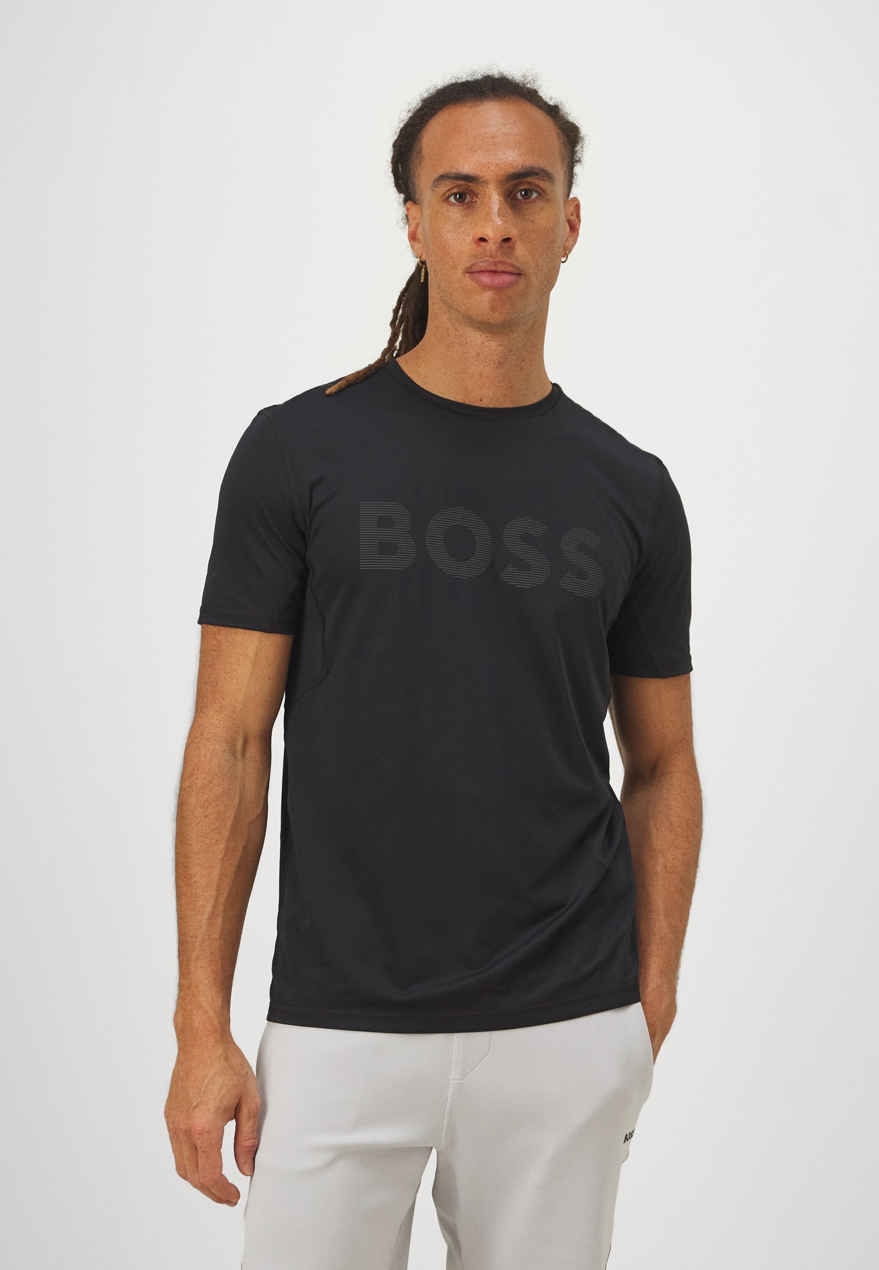BOSS TEE ACTIVE - Sport-T-Shirt - schwarz
