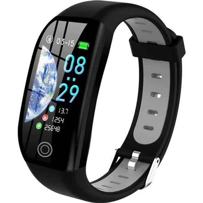 Smartwatch voor dames, heren en kinderen, IP68 waterdicht, fitness tracker, kleurenscherm, hartslagmeter, stappenteller, slaaptracker, wekker