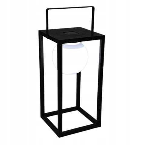 Lampa solarna 20x20x40cm czarny