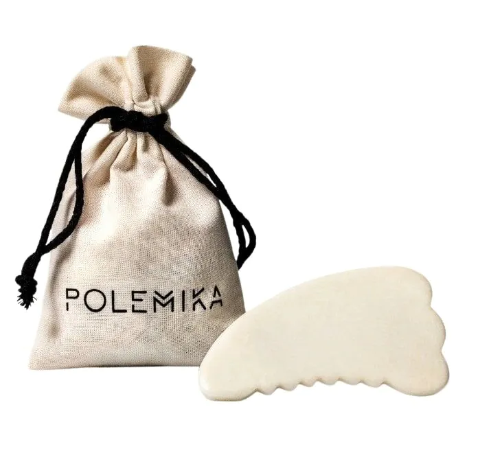 Polemika Gua Sha - Jadeitowa płytka do masażu ciała