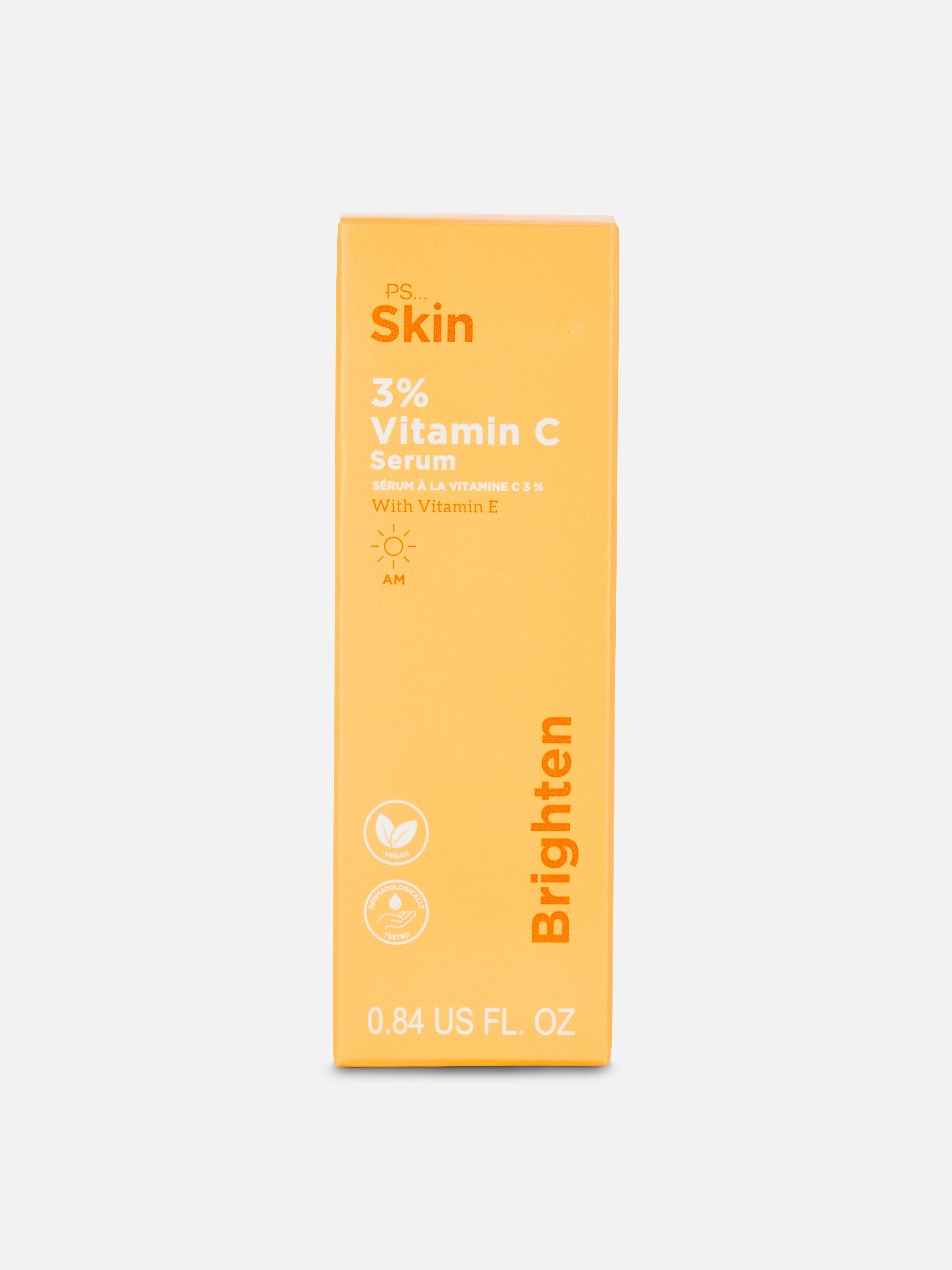 PS… Hautserum mit 3 % Vitamin C. Ein beruhigendes Gesichtsserum mit Vitamin C und E für den Morgen.