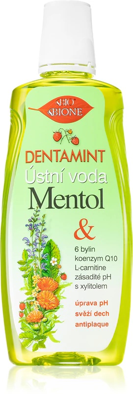 Bione Cosmetics Dentamint mentola mutes skalošanas līdzeklis
