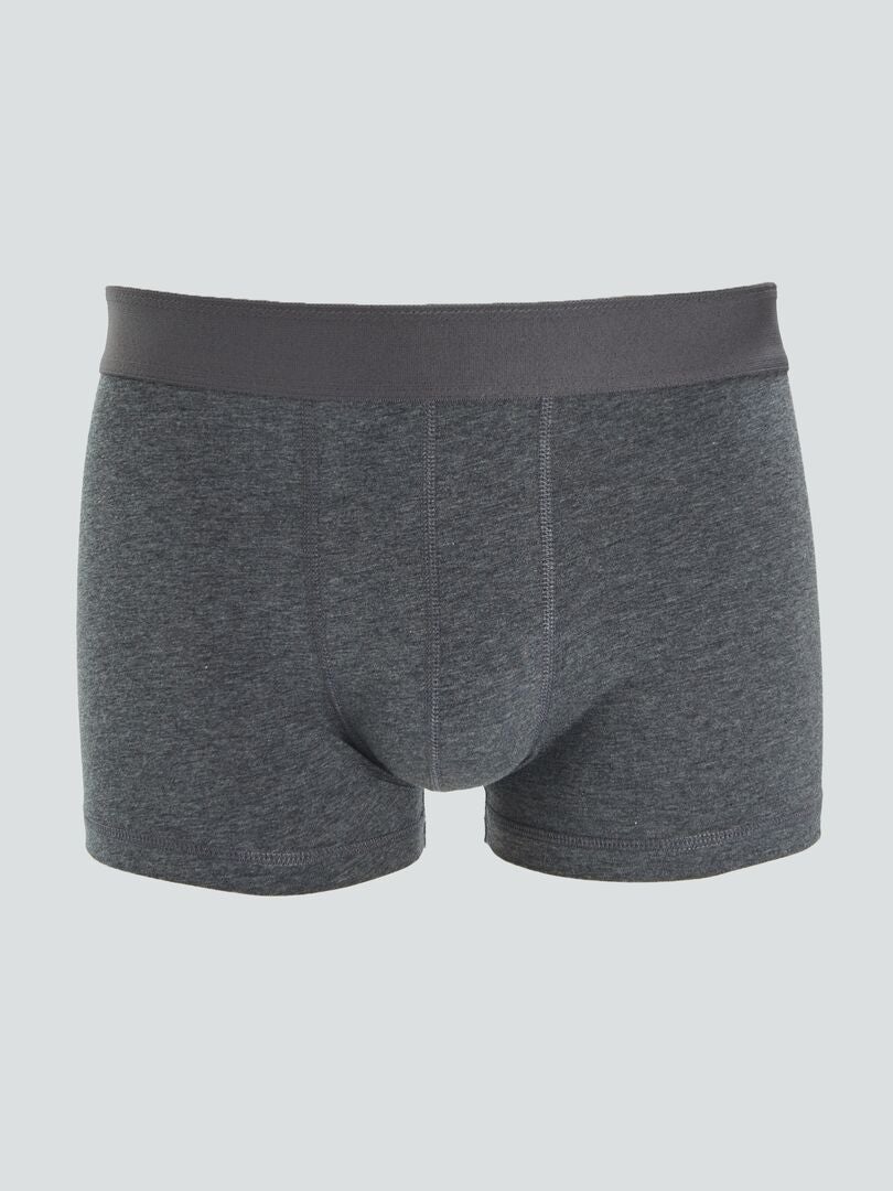 Conjunto de 3 cuecas boxer de cor sólida - VERDE