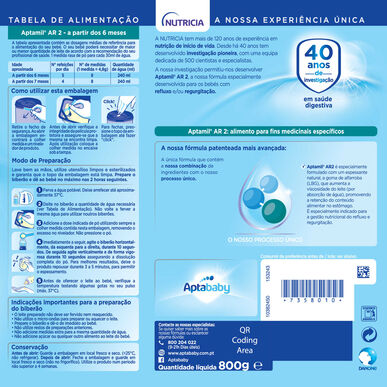 Aptamil Formula za dojenčad 2 AR 800g 800g