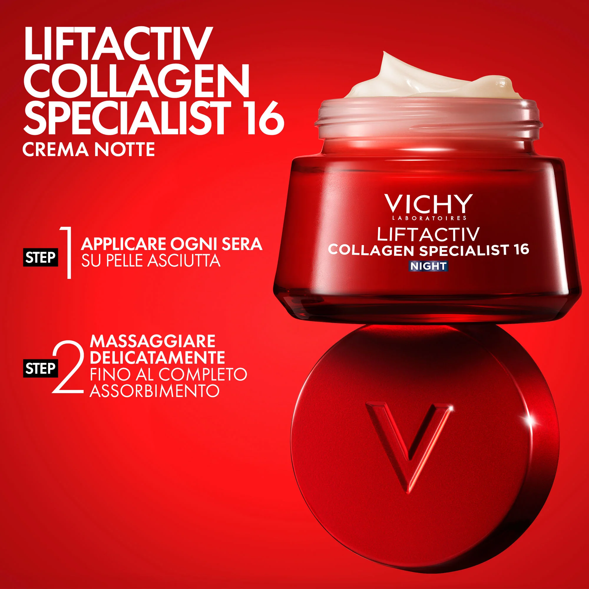 Liftactiv Liftactiv Collagen Specialist 16 Crema Notte - Tratt.globale viso notte , Tratt.viso notte antirughe, Tratt.viso notte illuminante, Tratt.viso notte idratante