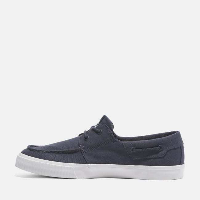 Sneaker Bassa Stringata da Uomo in blu marino