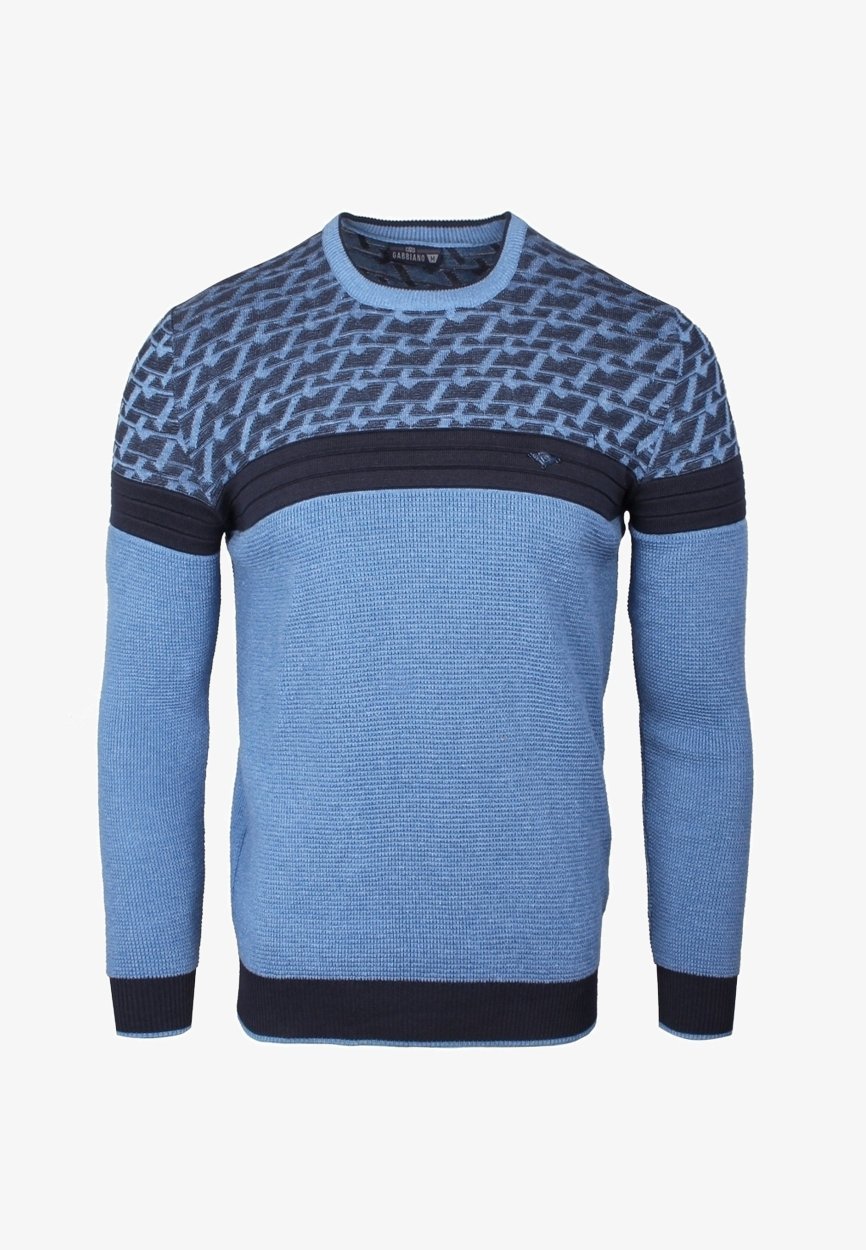 Gabbiano trui - gemêleerd blauw
