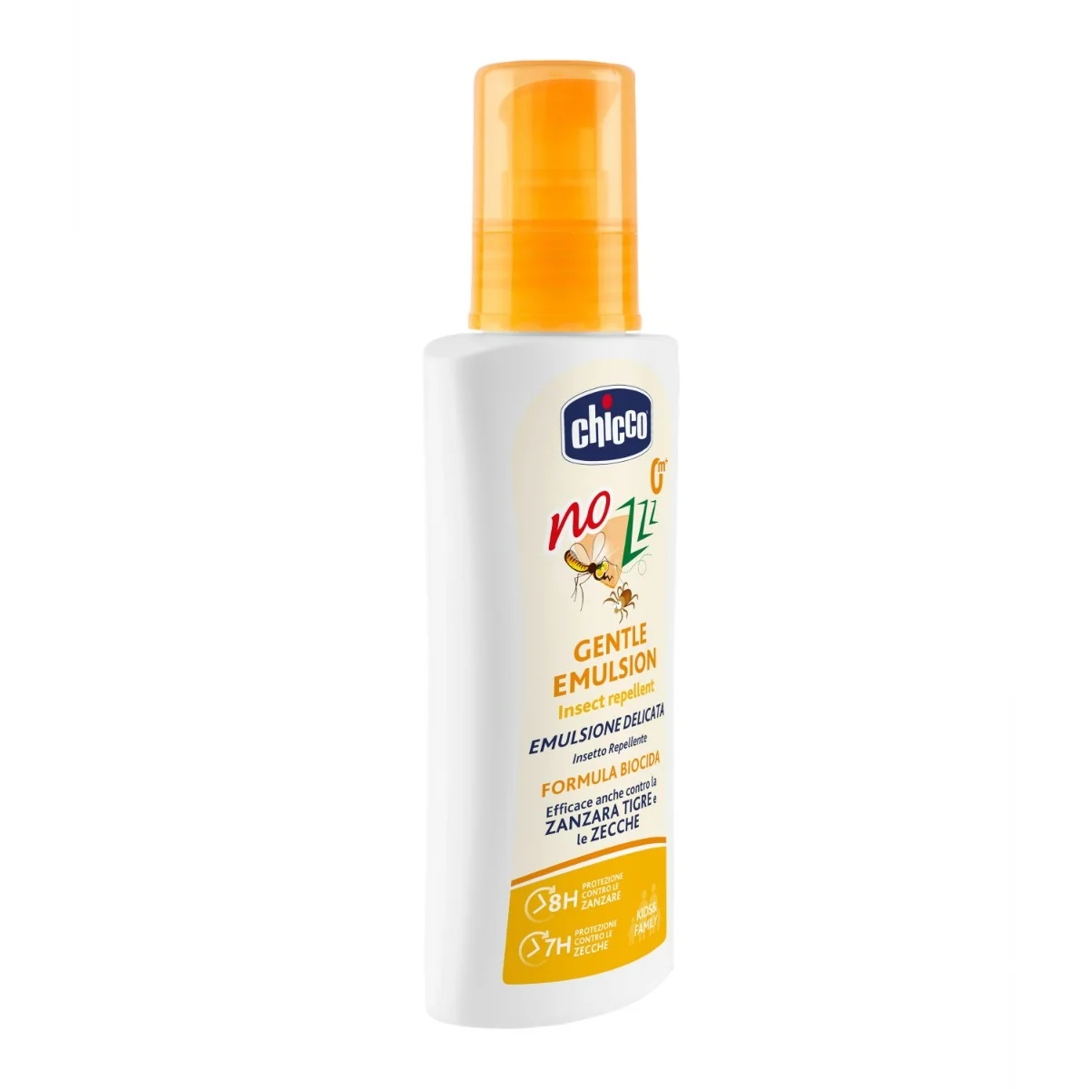 Loção repelente de insetos Chicco 0M+ 100ml não oleosa