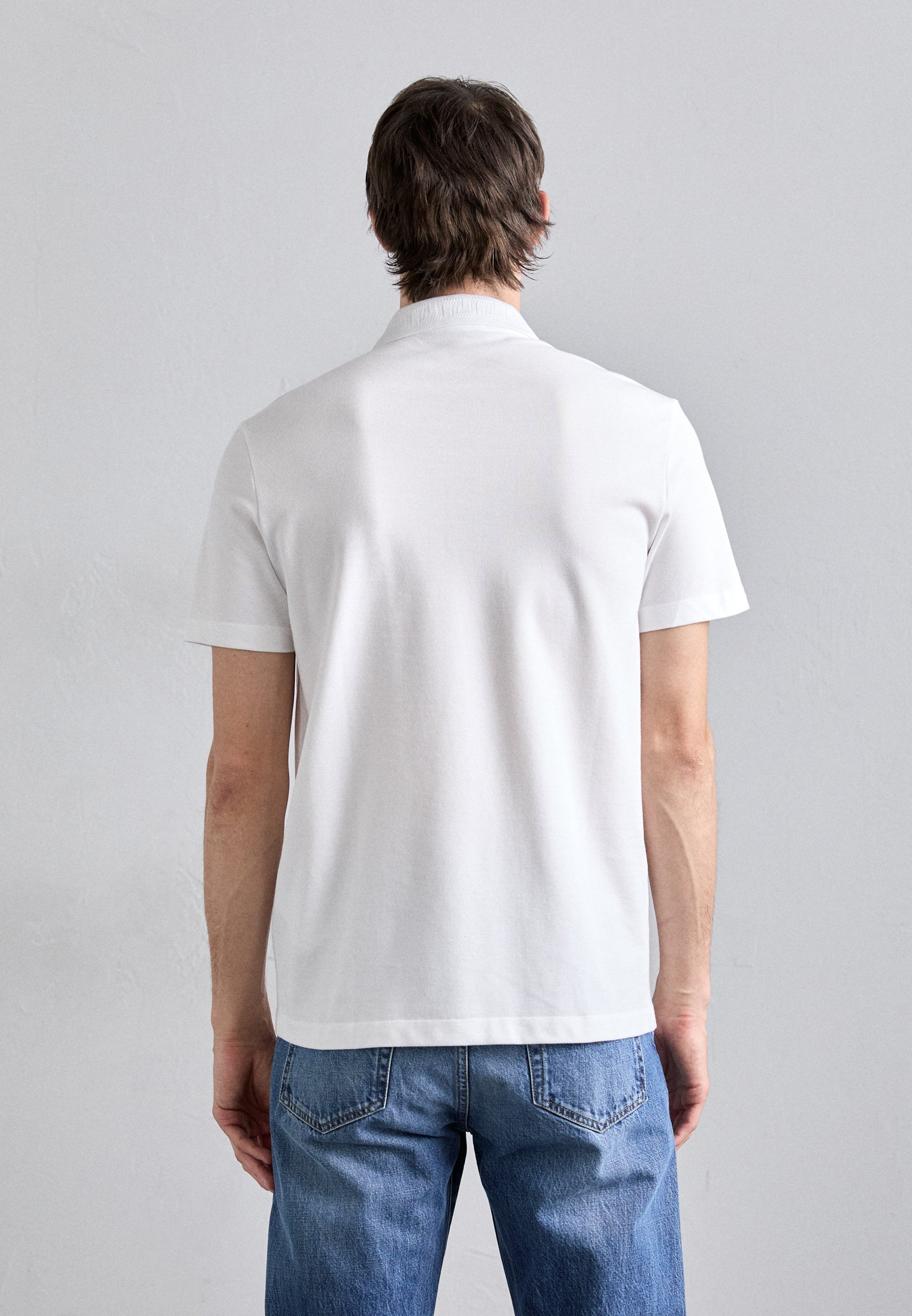 Versace MEDUSA - Poloshirt - optisch wit