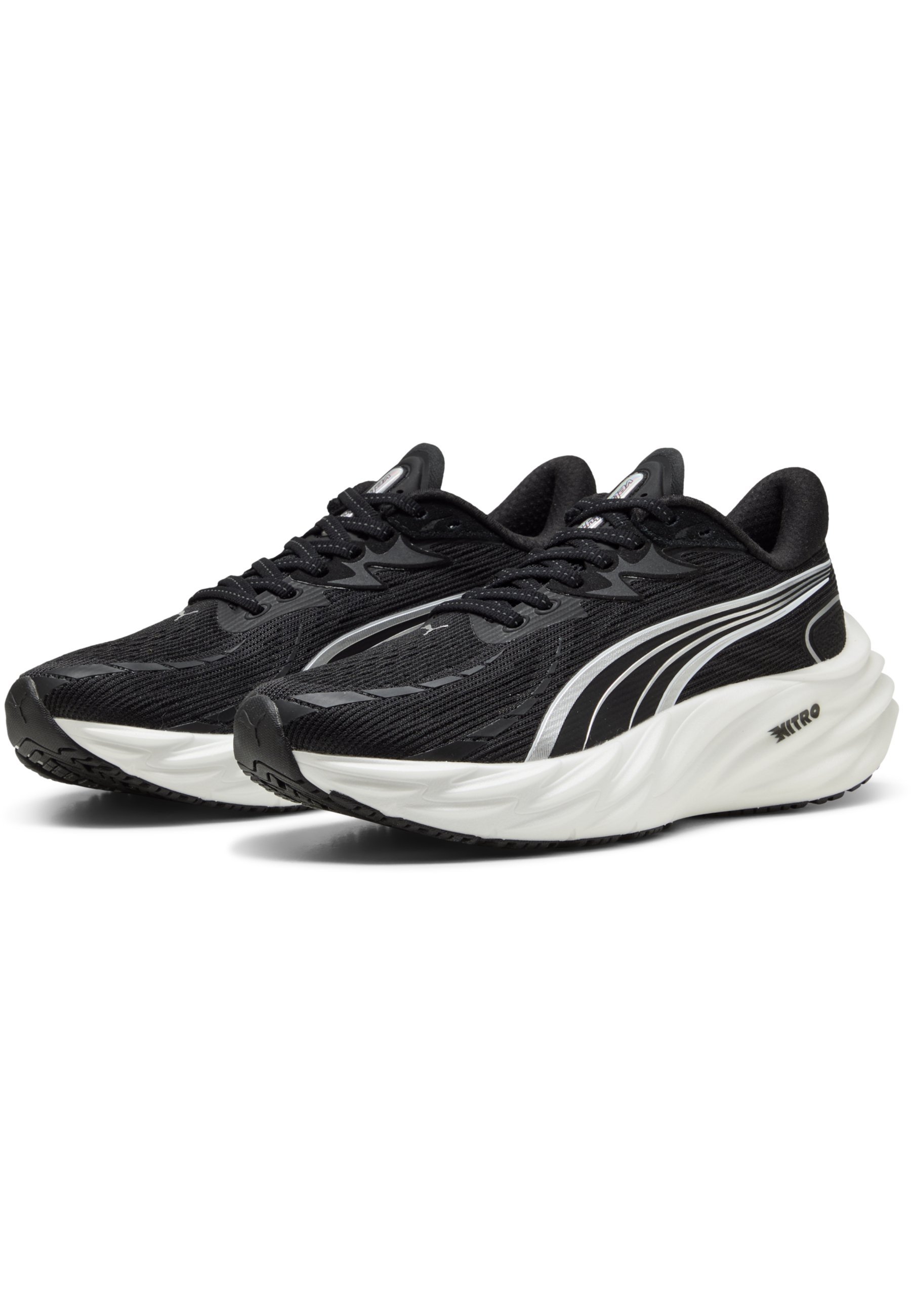 Puma VELOCITY NITRO - Scarpe da ginnastica da passeggio - bianco e nero