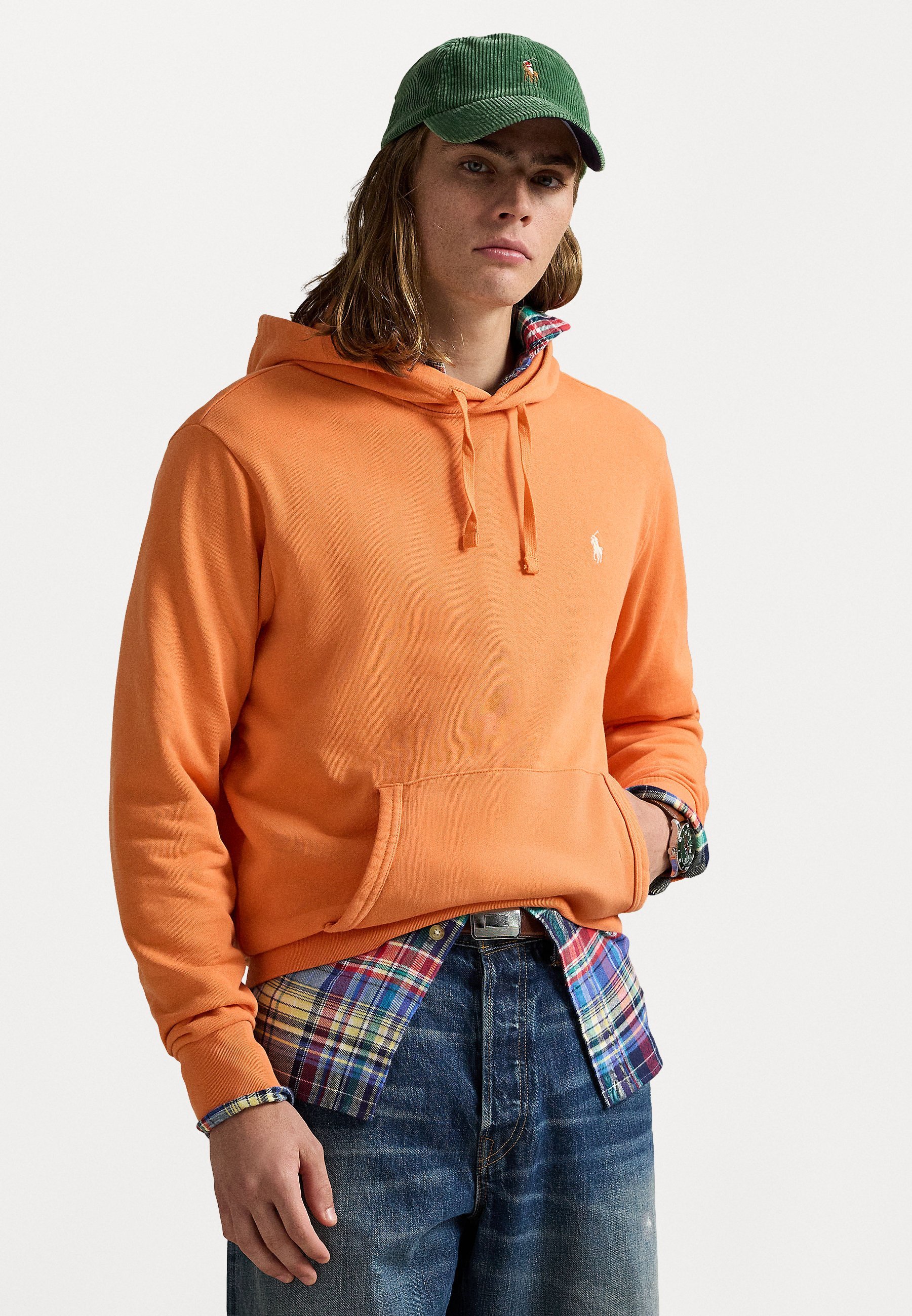 Polo Ralph Lauren LOOPBACK FLEECE HOODIE - Kapucnis pulóver - narancssárga