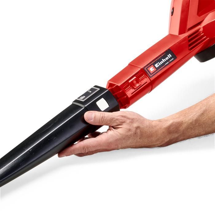 Soplador de hojas inalámbrico Einhell GE-CL 18 Li E Solo PXC (18 V, 210 km/h). Se suministra sin batería ni cargador.
