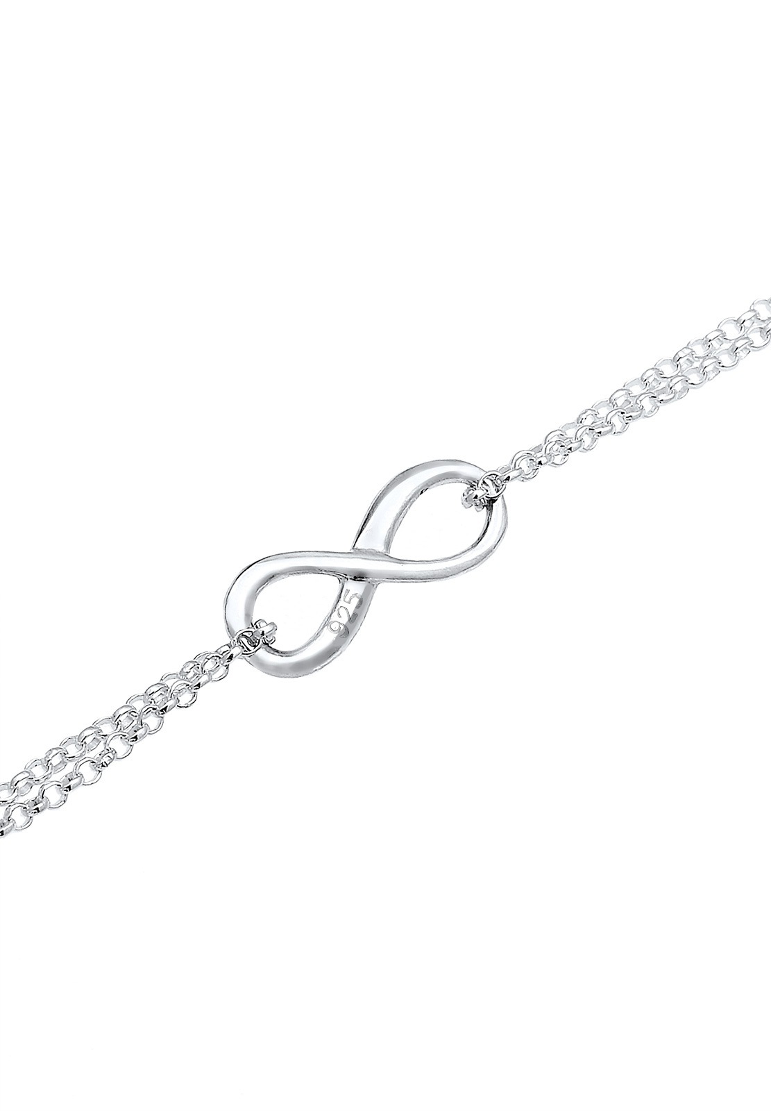 Elli Femmes Choker Infinité Éternité Tendance en Argent Sterling 925