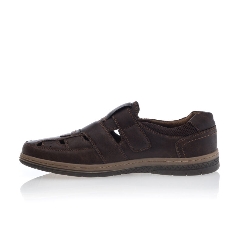  Brune sandaler / sko med åpen tå for menn