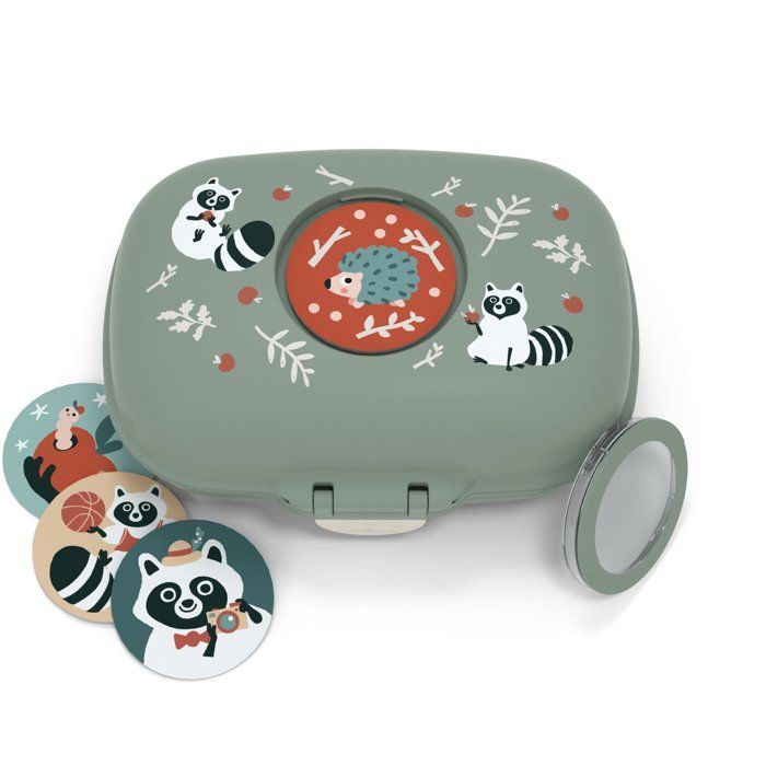 Lunch Box - MONBENTO - Airtight Snack Box - MB Gram Raccoon