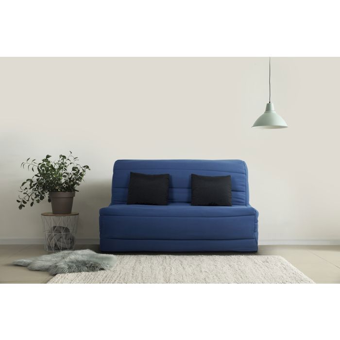 Cecilia BZ convertible sofa bed - Relaxima - Sleeping area 140 x 190 cm, pearl marine