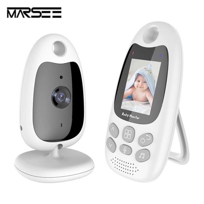 Monitor de video para bebés - Cámara para bebés - Monitor para bebés - Inalámbrico - Multifuncional - 2.0
